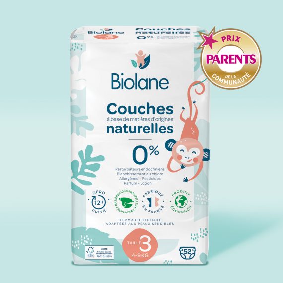 Ekologické plienky veľkosť 3 (4-9 kg), 52 ks