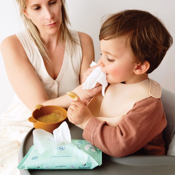 Certifikované organické utierky s vodou