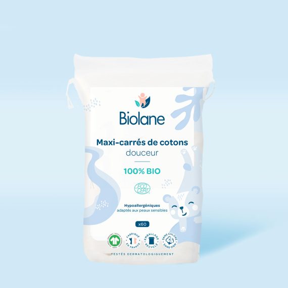 Bio hypoalergénne bavlnené čistiace maxi vankúšiky