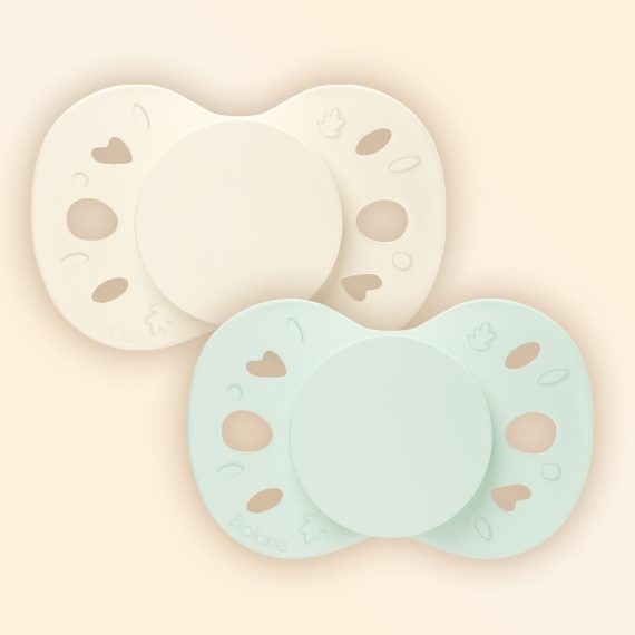 Sada 2 anatomických cumlíkov simple zelené 6-18M