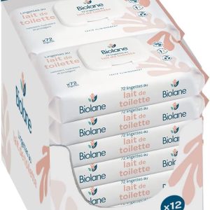 Zvýhodnené balenie utierok s telovým mliekom sada 12×72 (864 utierok)