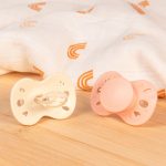 Sada 2 anatomických cumlíkov simple ružové 18M+