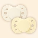 Sada 2 anatomických cumlíkov simple žlté 18M+