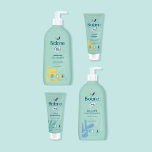 Biolane BIO balíček na dennú hygienu bábätka – jemná a certifikovaná starostlivosť